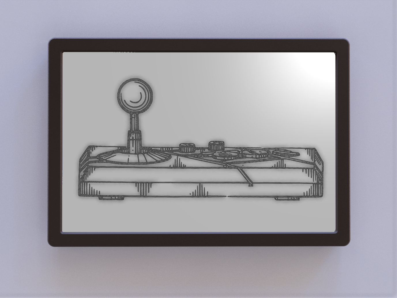 Nintendo Advantage Controller Patent Art - Front
