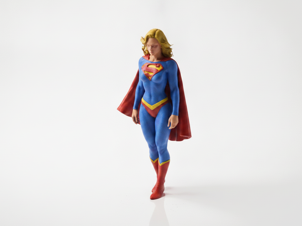 Supergirl Figurine DC Comics Collectible 3D Printable
