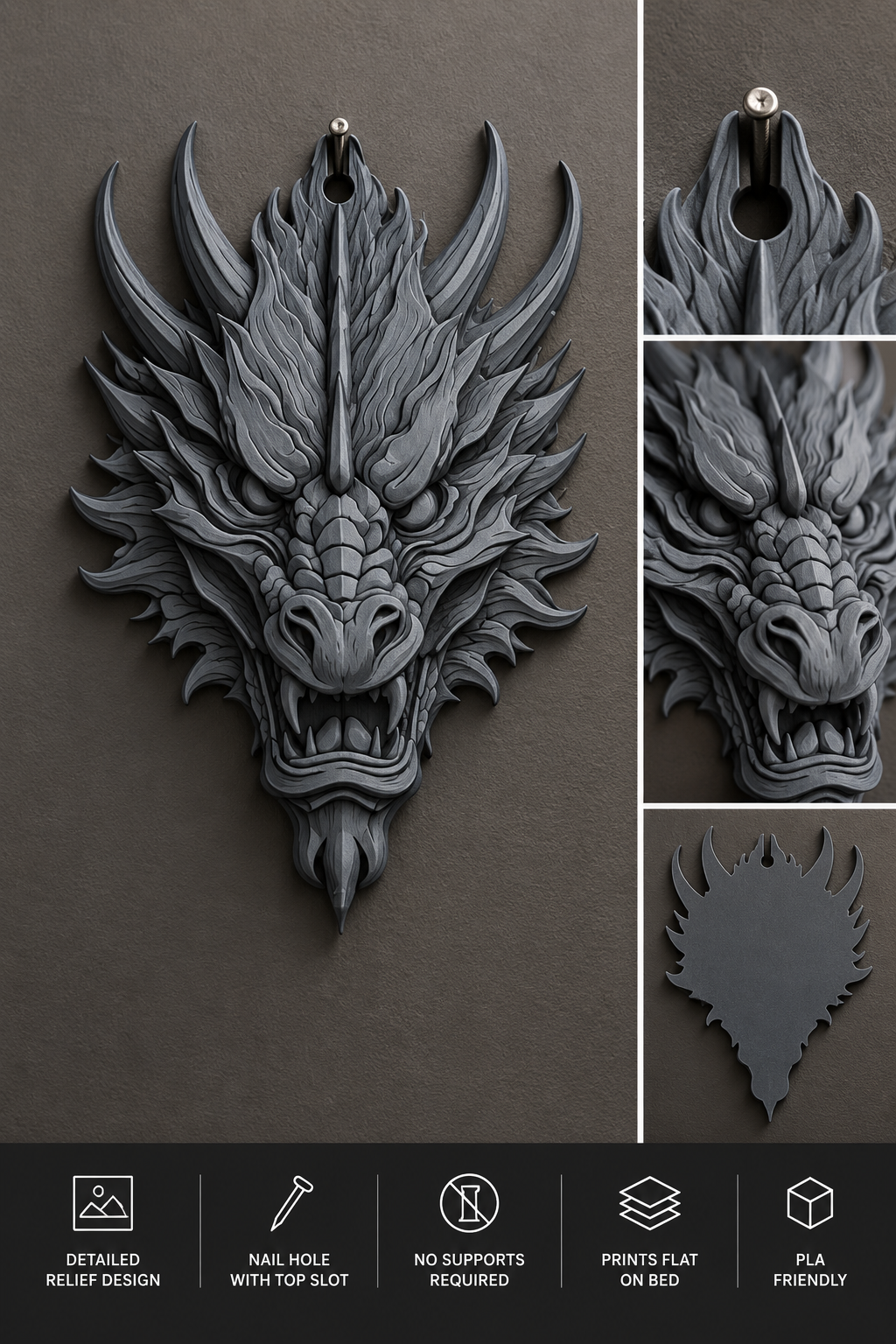 Dragon wall art