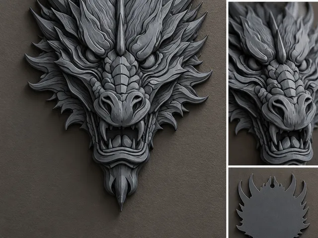 Dragon wall art