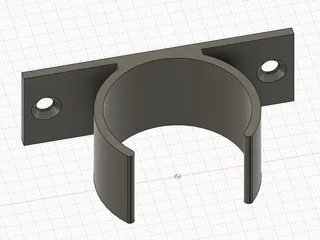 Wandhalterung für das Dyson Staubsaugerrohr 48mm - wall mount for the Dyson vacuum cleaner tube