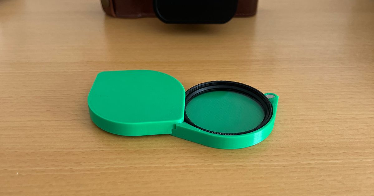 49mm magentic lens filter case by HankDruck Download free STL model