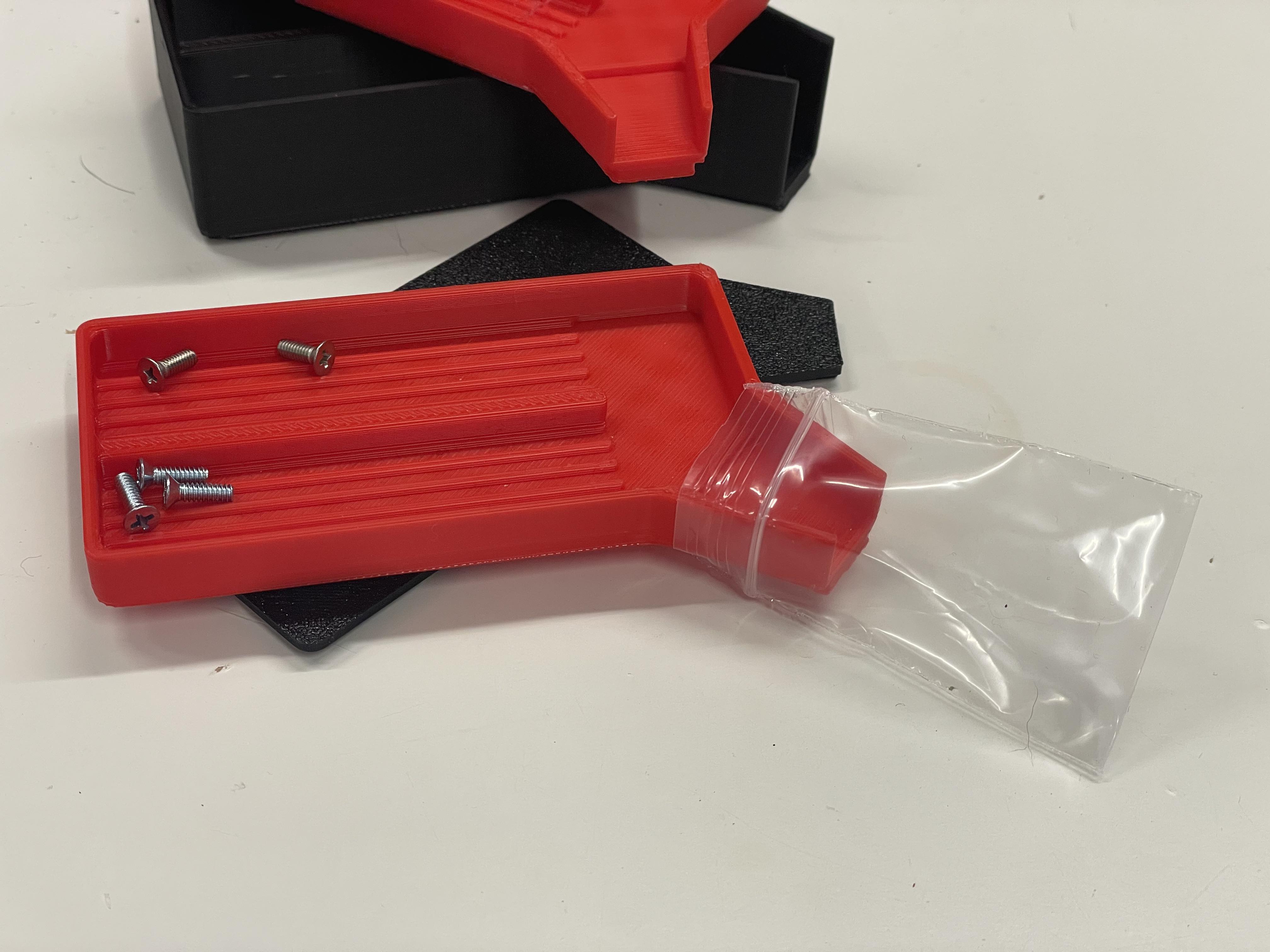 Stackable Small Parts Tray (With Sorting Ridges and Bag Spout) by Rob S