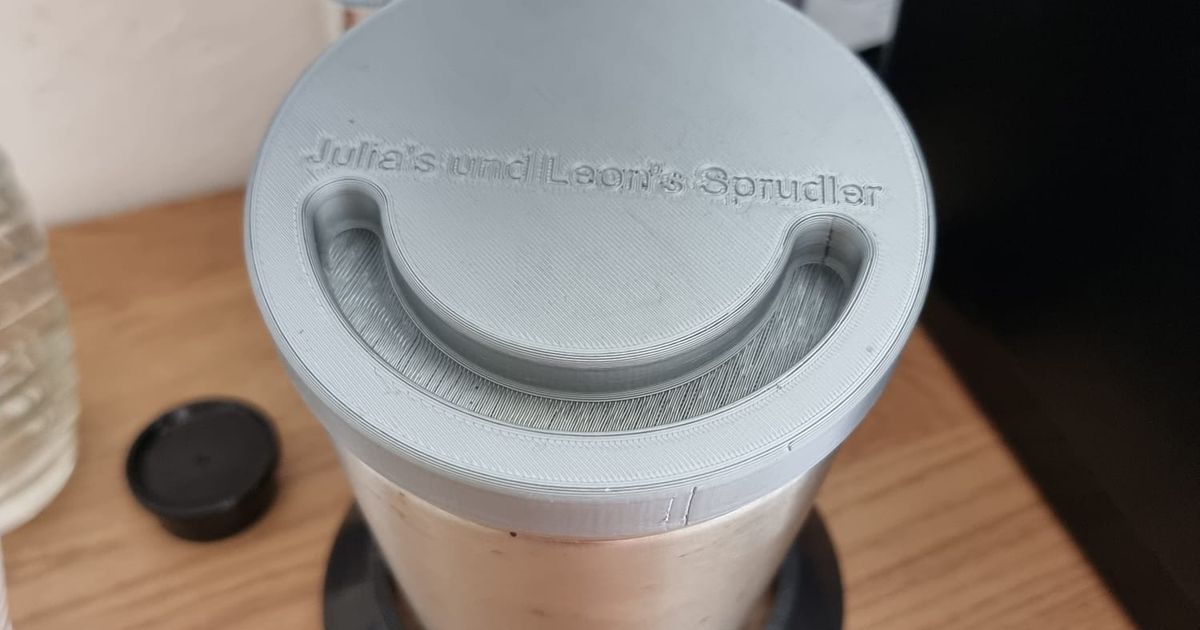 Lid for Sodastream Crystal 2.0 by Leon Ritzer Download free STL model