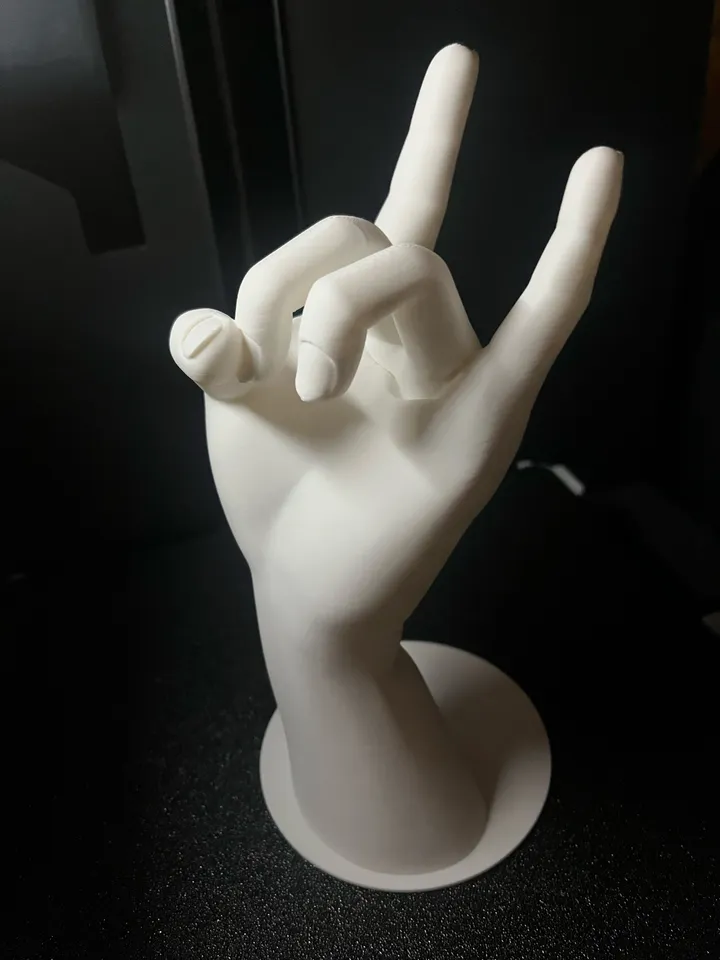 Hand Style Ring Holder by ericd7, Download free STL model