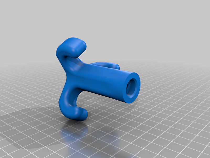 Tesla trunk hook, extended by Roman Slobodchikov Download free STL