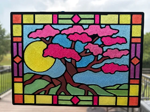 Stained Glass Tree (AMS - RYB)
