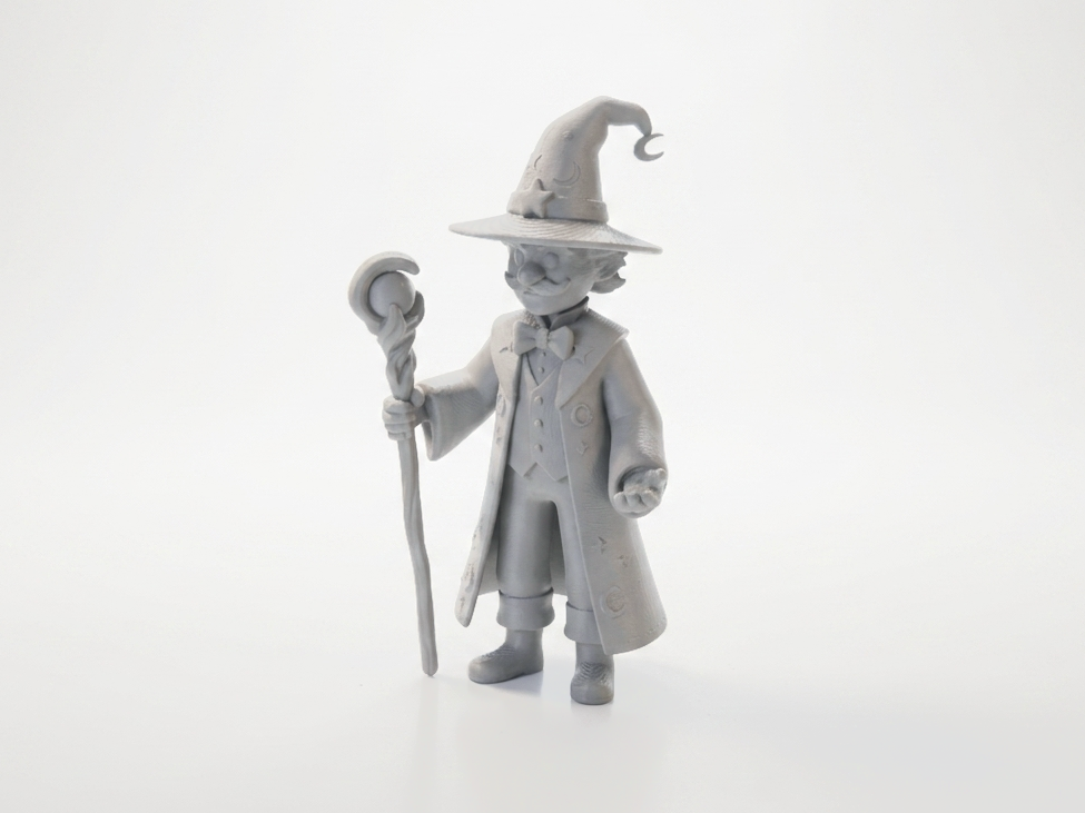 Wizard Figurine Fantasy Mythology 3D Printable