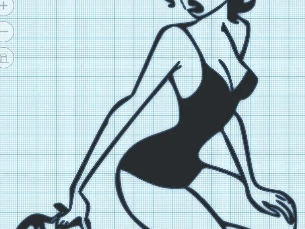 ROCKABILLY GIRL - WALL ART