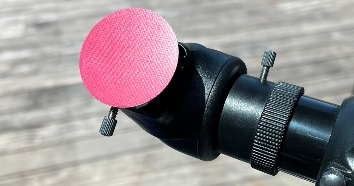 Telescope Lens Cap by Ninomalbinho Download free STL model