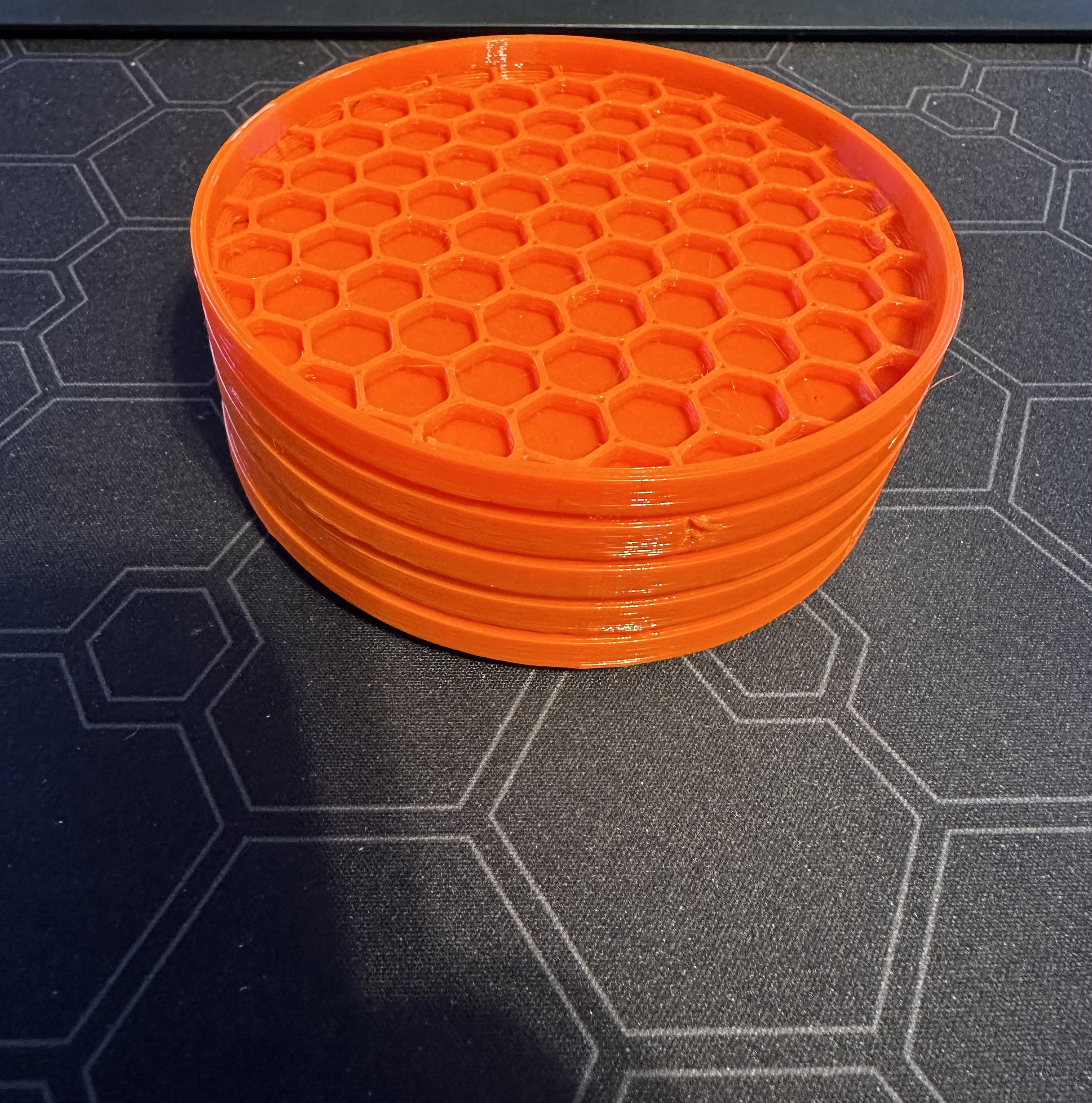 Stackable Hex Coasters