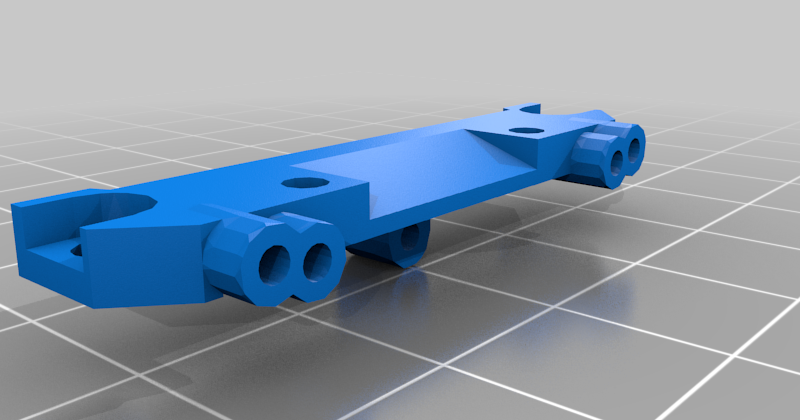 Xmod Gen2 Car Evo Rear Upper Suspension Support by p928s1984 | Download ...