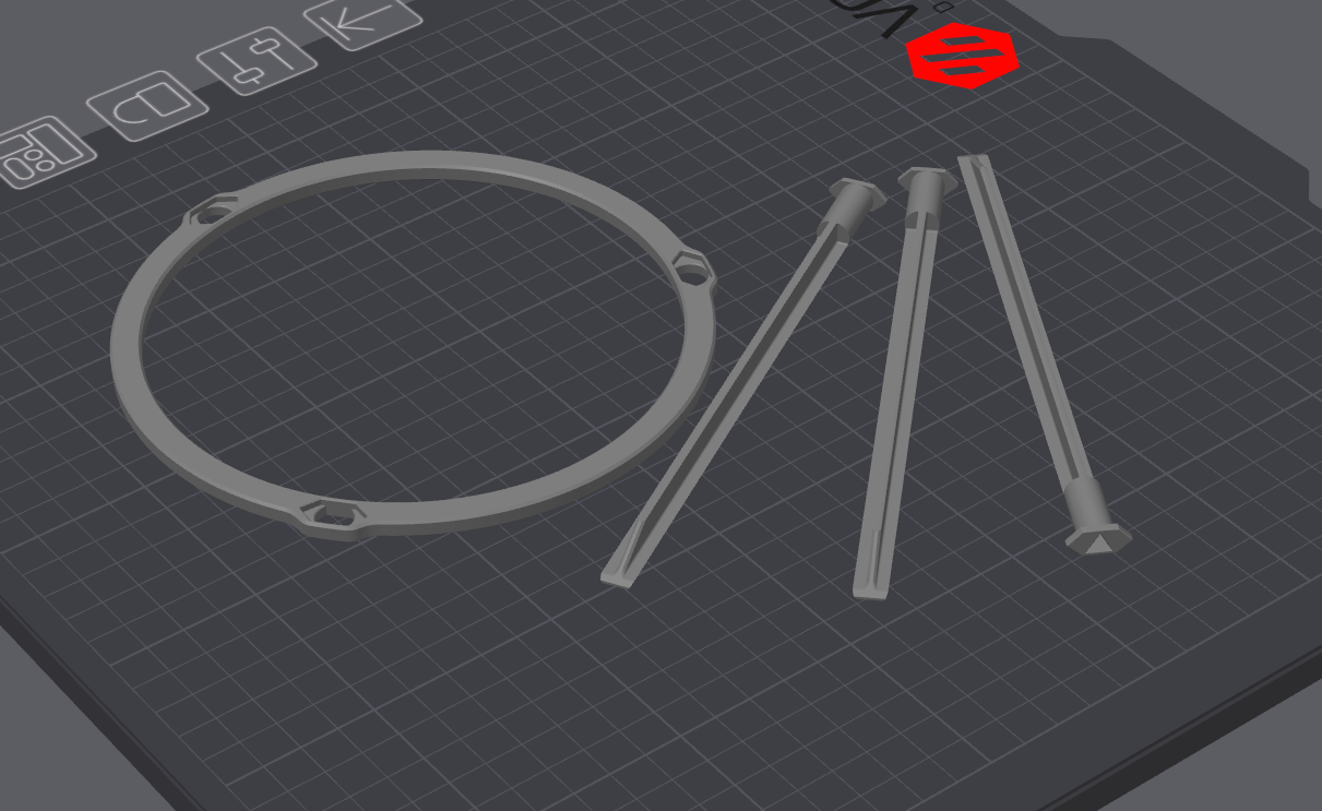 Miniatura 3 do modelo 3D Plant Ring Support