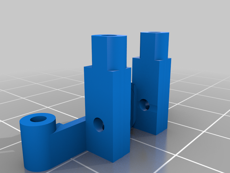 Xmod Rear Suspension Mount Gen1 by p928s1984 | Download free STL model ...