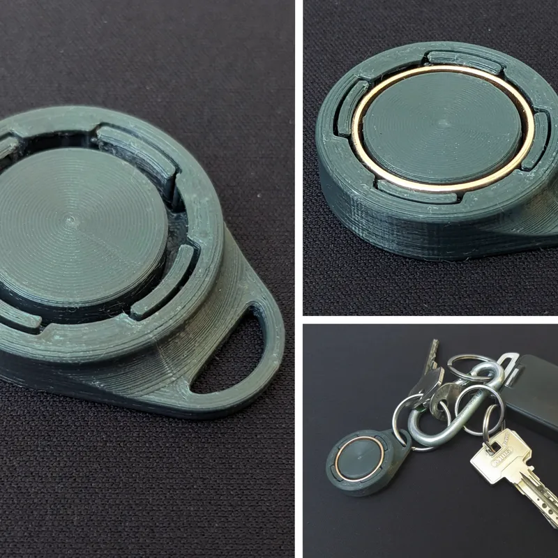 Parametric Keychain Bandage Holder by Unkown, Download free STL model