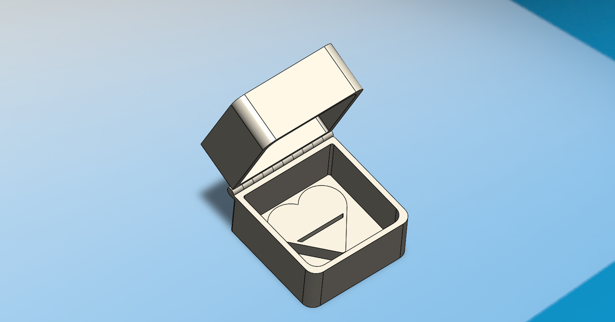 Engagment Ring Box by Péter Dézsi Download free STL model