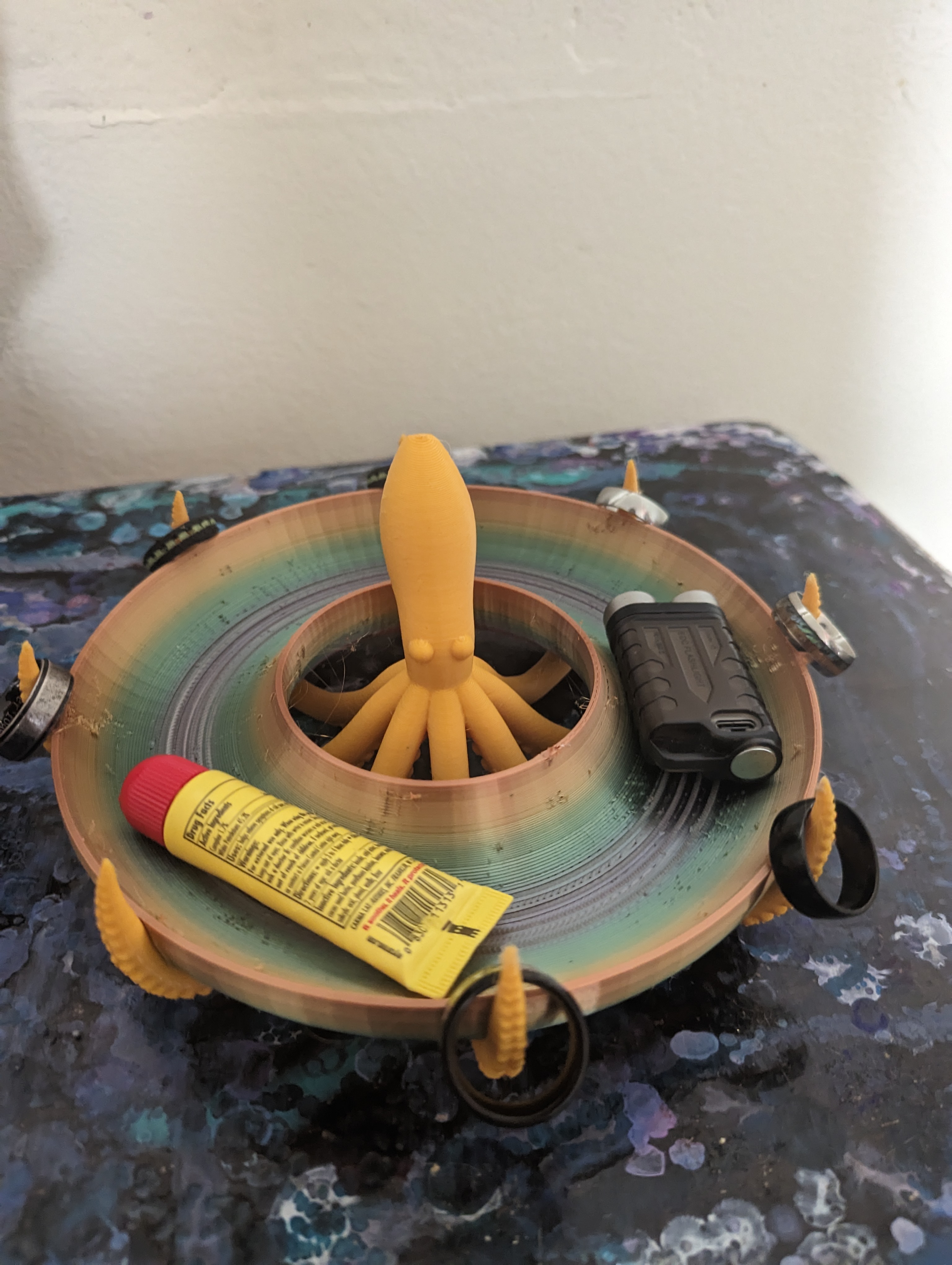 Octopus Ring Holder and Trinket Dish V2