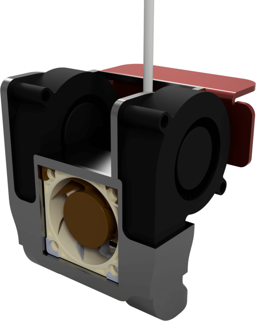 CR-10S Pro V2 Hotend Fan Duct / Cover / Mount by Zepha | Download free ...