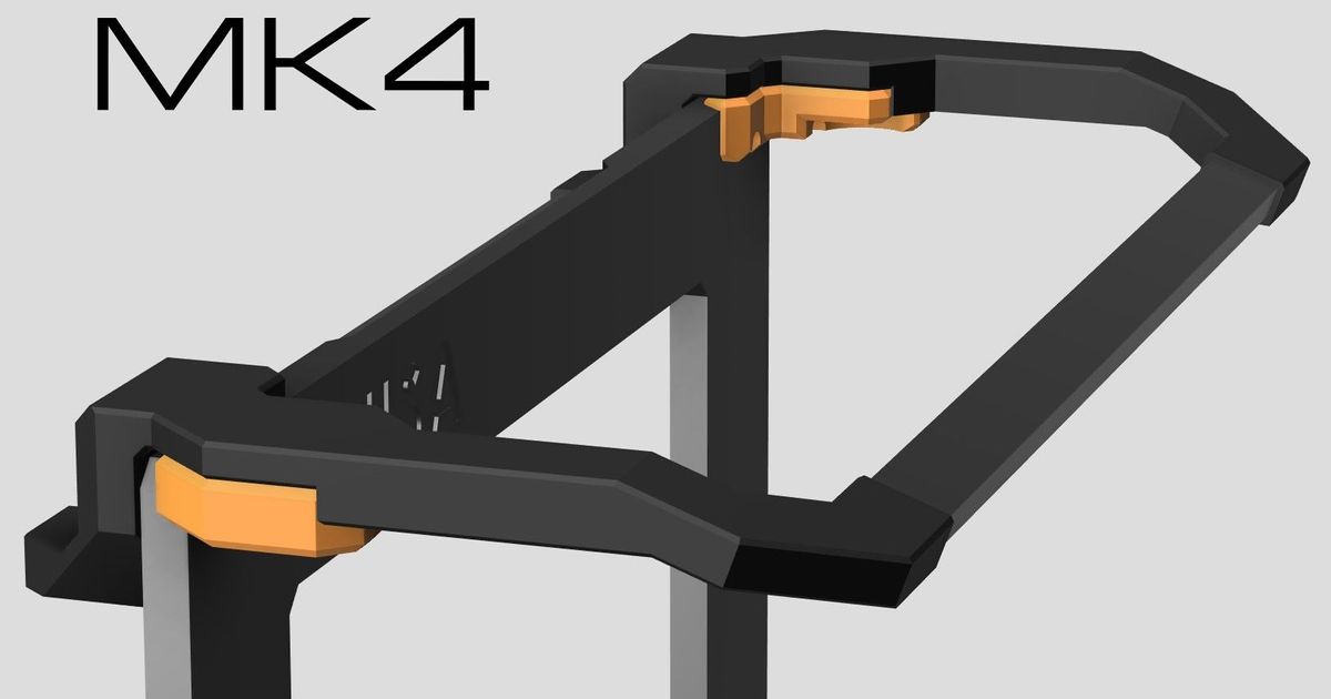 LED Light Bar Prusa MK4 by In3DSpace Download free STL model