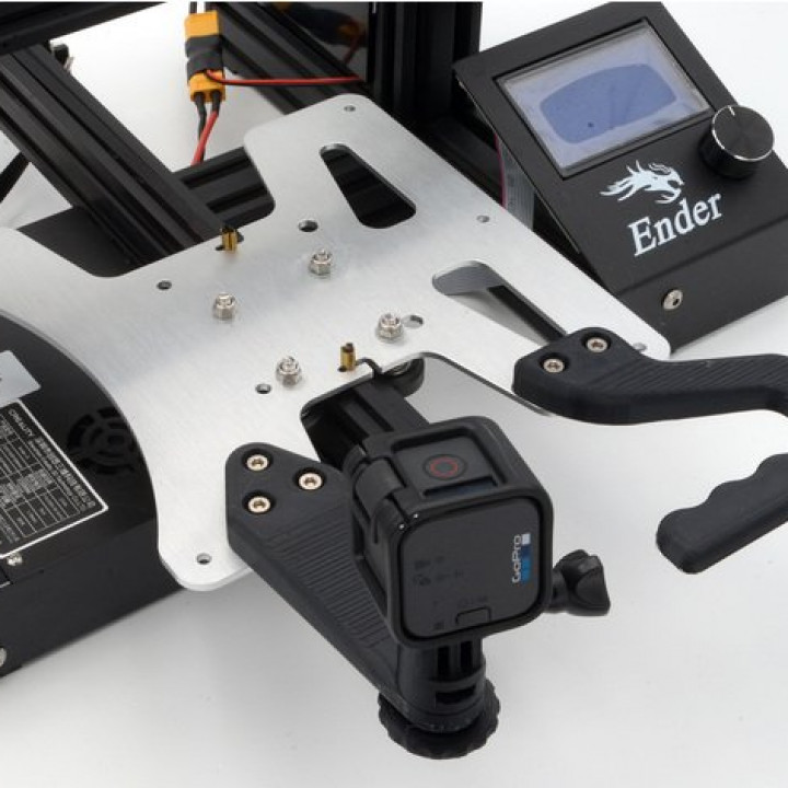 Handle and Camera Mount for Creality Ender 3 Modular R2 Y Carriage