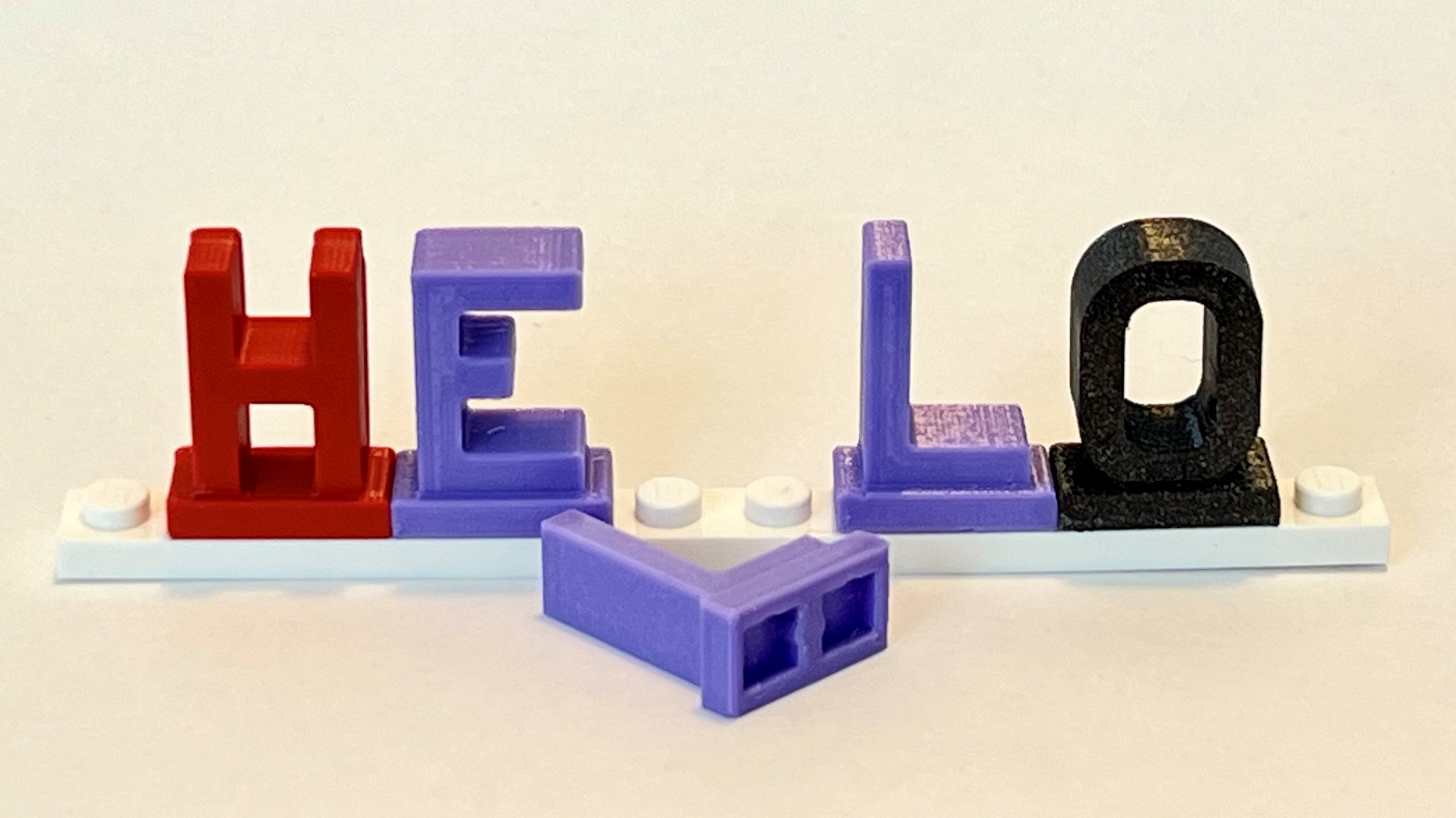 Lego numbers and discount letters