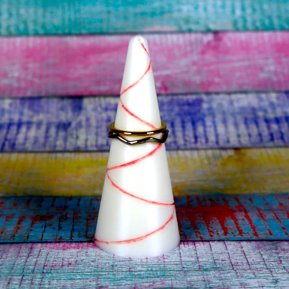 Cone ring holder by ClarasLittleArtworks | Download free STL model ...