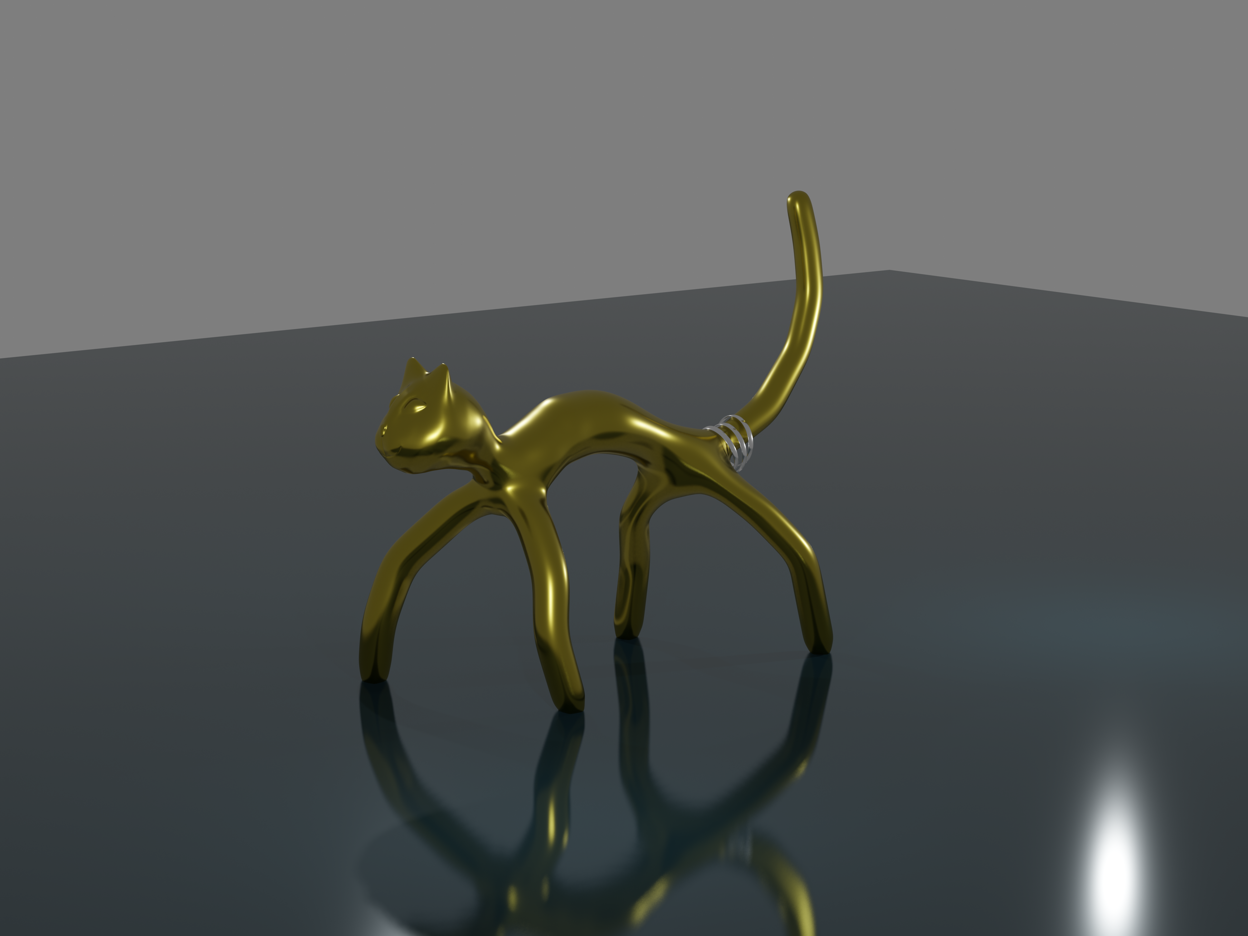 Cat ring holder