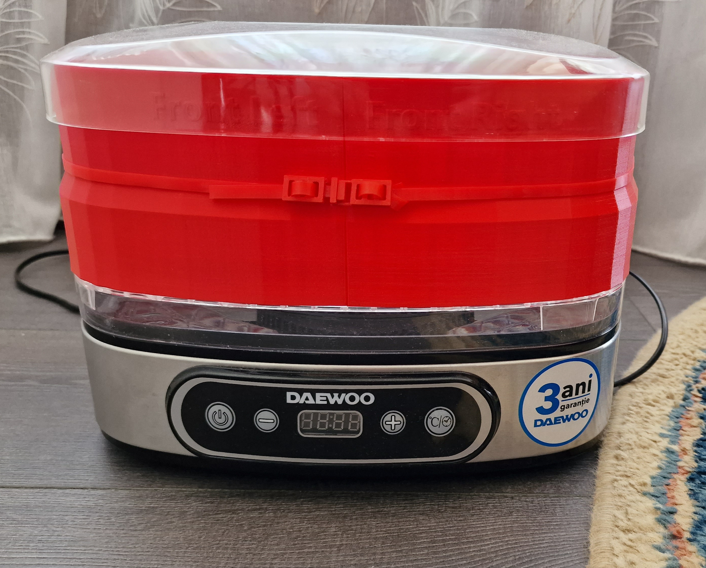 Daewoo D500S and Balter food dehydrator modular walls for filament