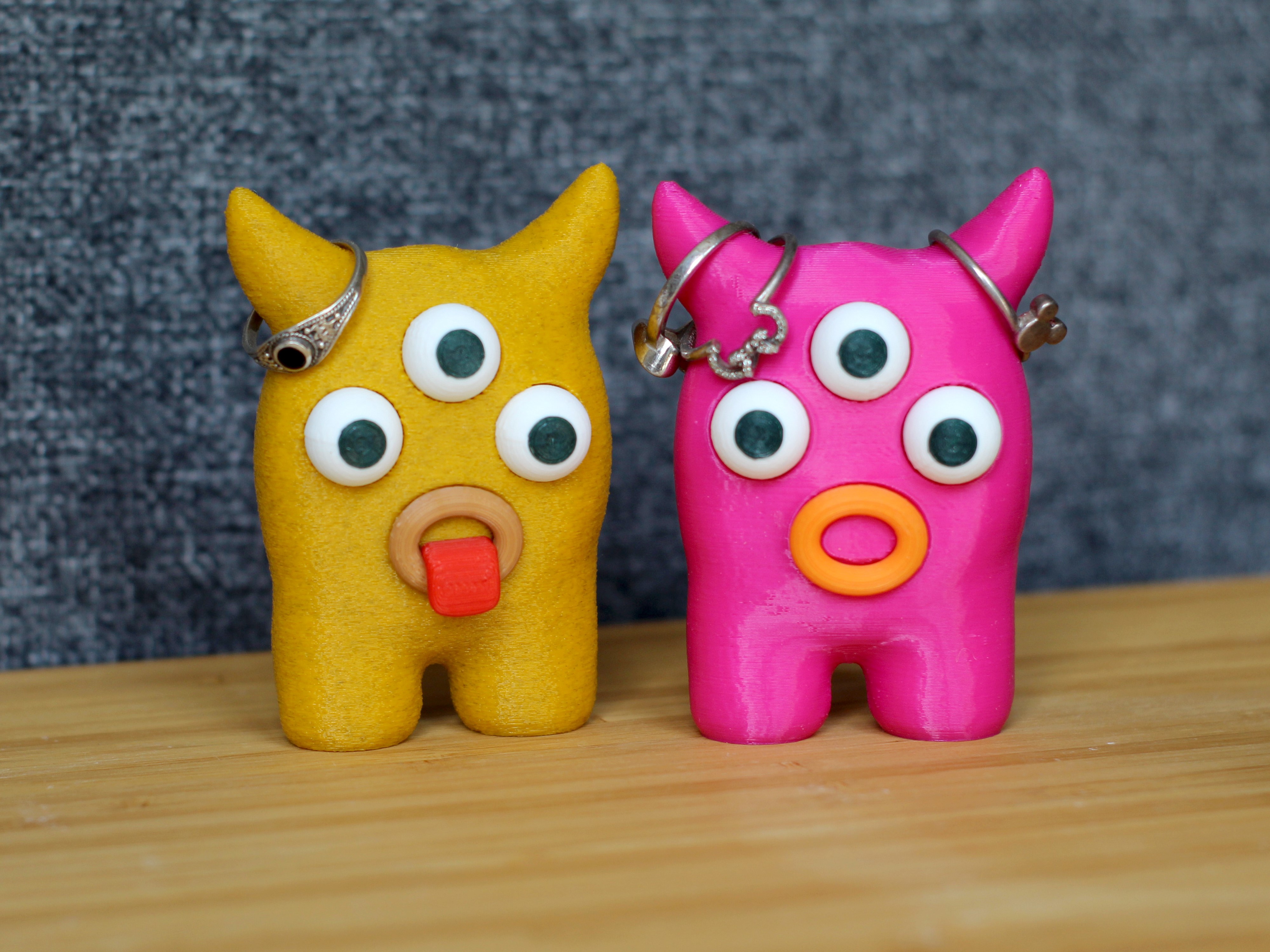 Cute Alien Monster Ring Holder