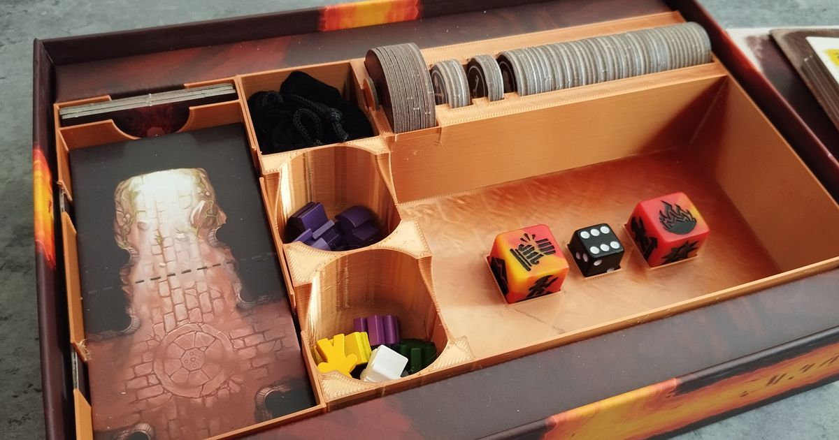 Subterra 2 board game organizer by Atraout Download free STL model