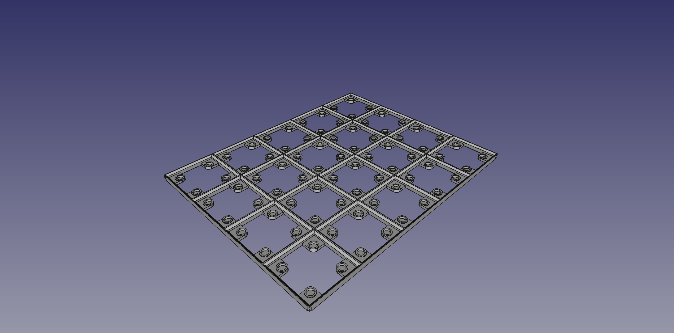 In3D FreeGrid 4x1, 4x2, 4x3, 4x4, 4x5, 4x6 Base Grids by In3Dca