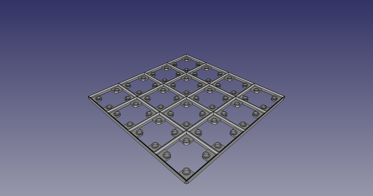 In3D FreeGrid 4x1, 4x2, 4x3, 4x4, 4x5, 4x6 Base Grids by In3Dca