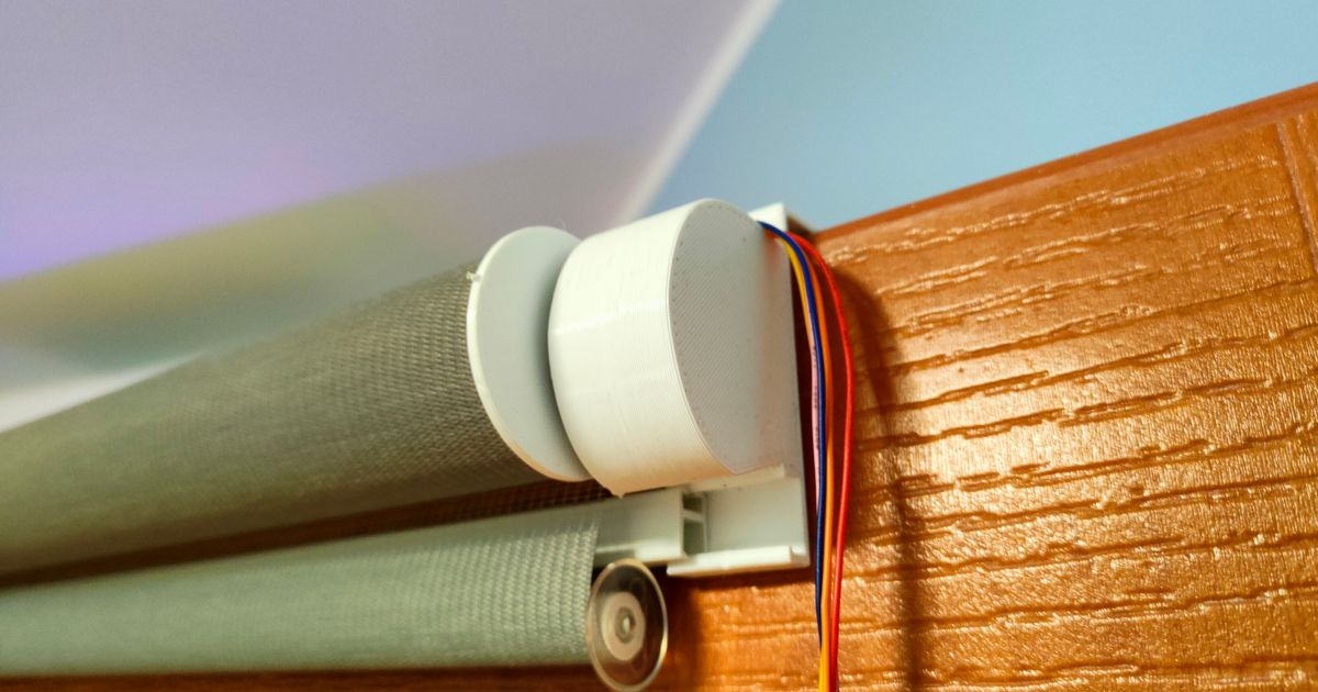 Motorized blinds to use with 28BYJ48 stepper motor by Krzysztof