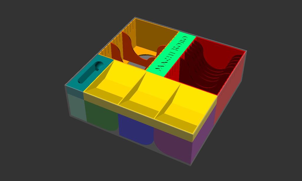 Machi Koro Box Organizer by faithfulvein | Download free STL model ...