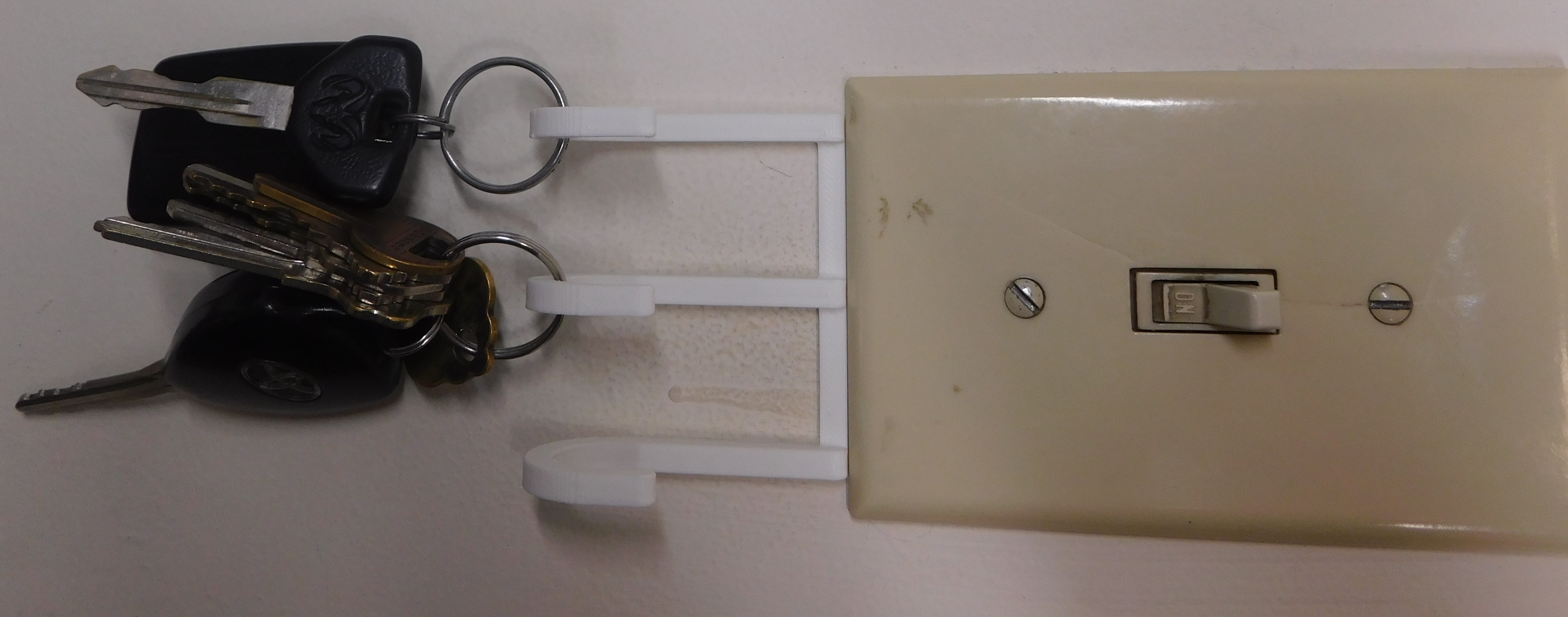 Light Switch Cover Key Hooks by Pax Prints Download free STL model