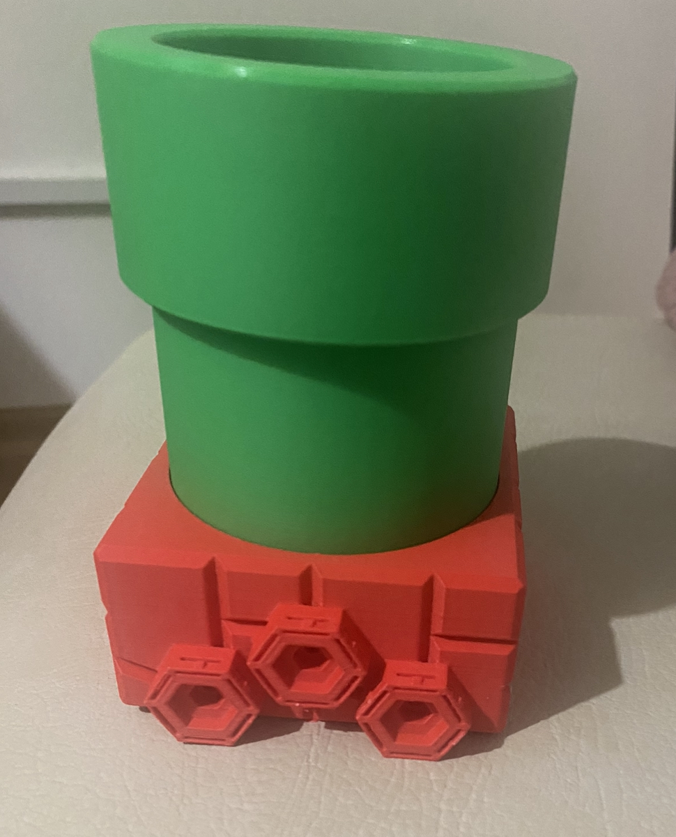 Super Mario Bros Pipe Pencil Holder Storage Wall HSW remix