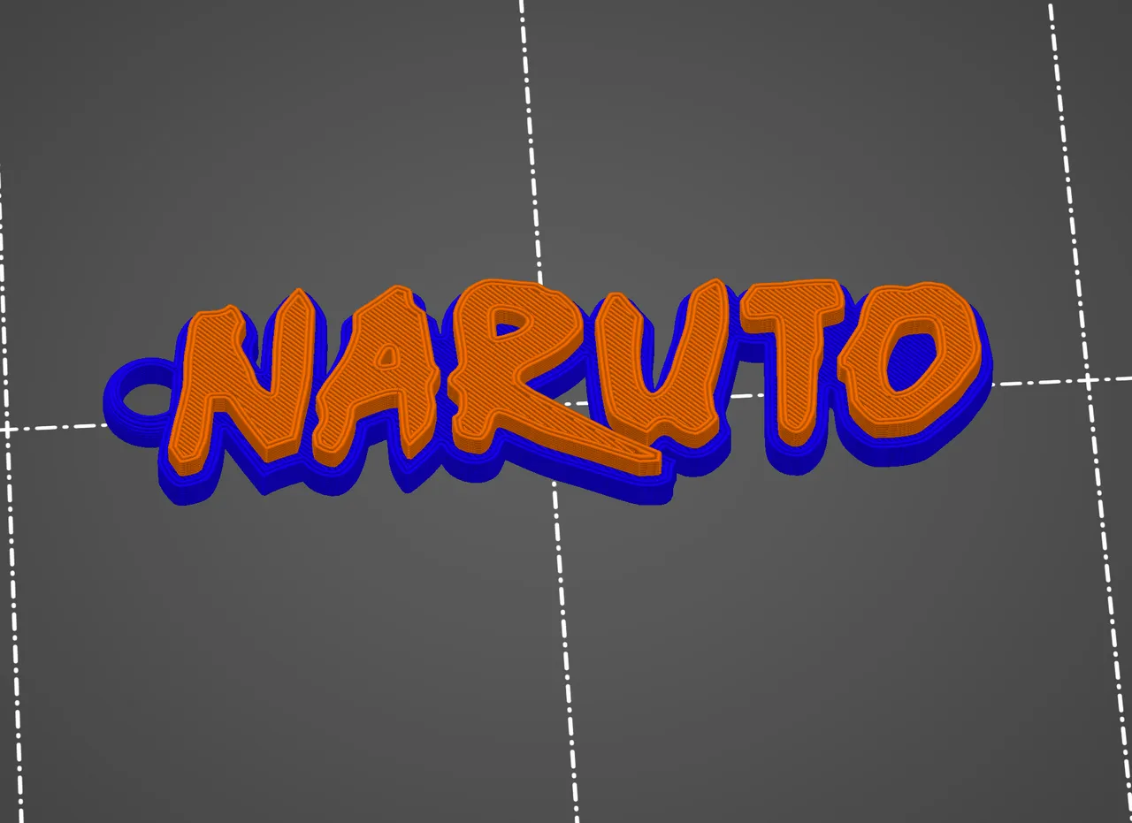 Keychain o LLavero Akatsuki Naruto by JustPrint, Download free STL model