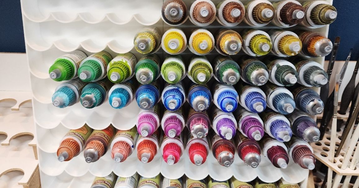 300mm wide Vallejo Paint Rack HobbyZone replacement by Jumpster