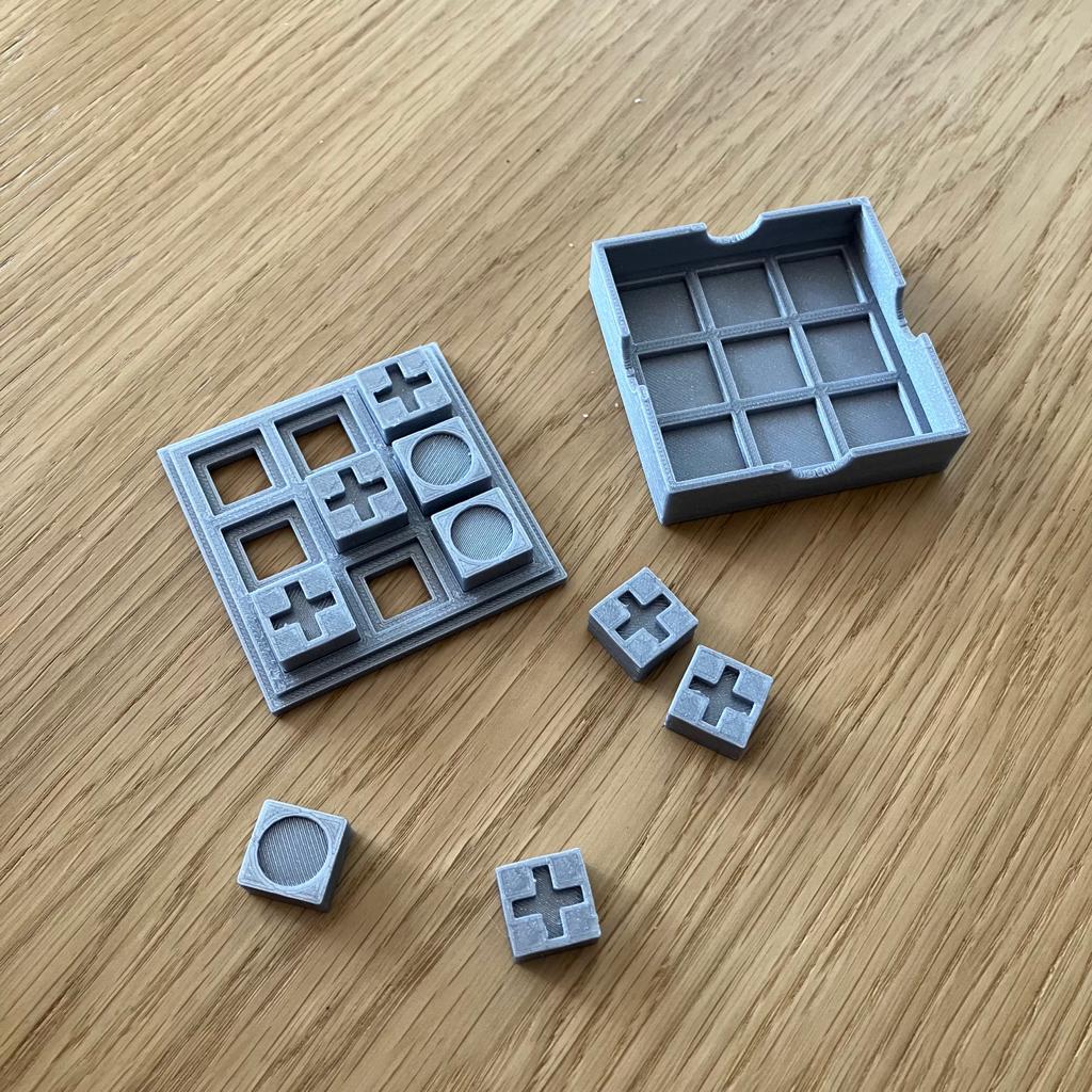 Tactile tic tac toe
