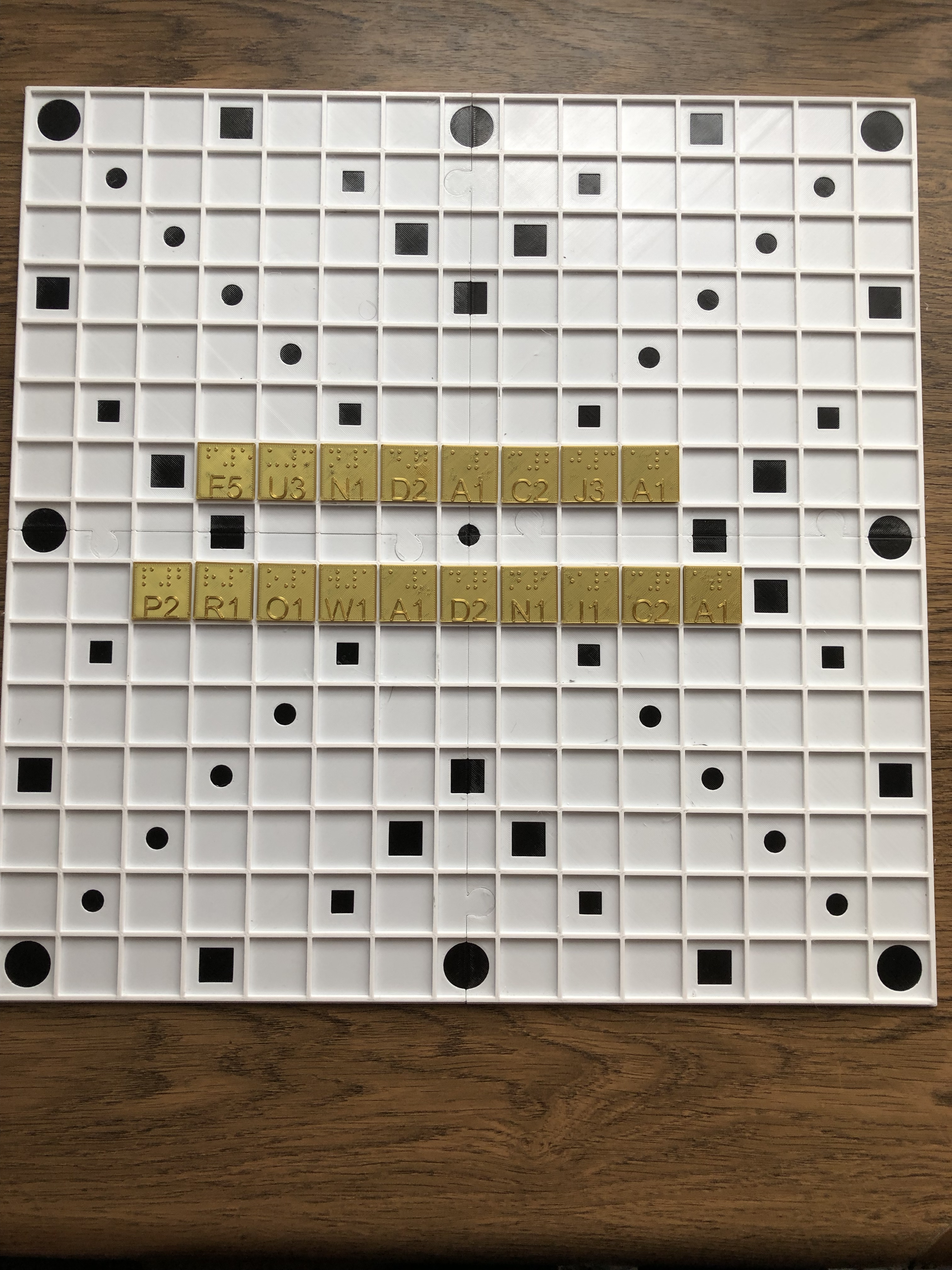 Braille Scrabble