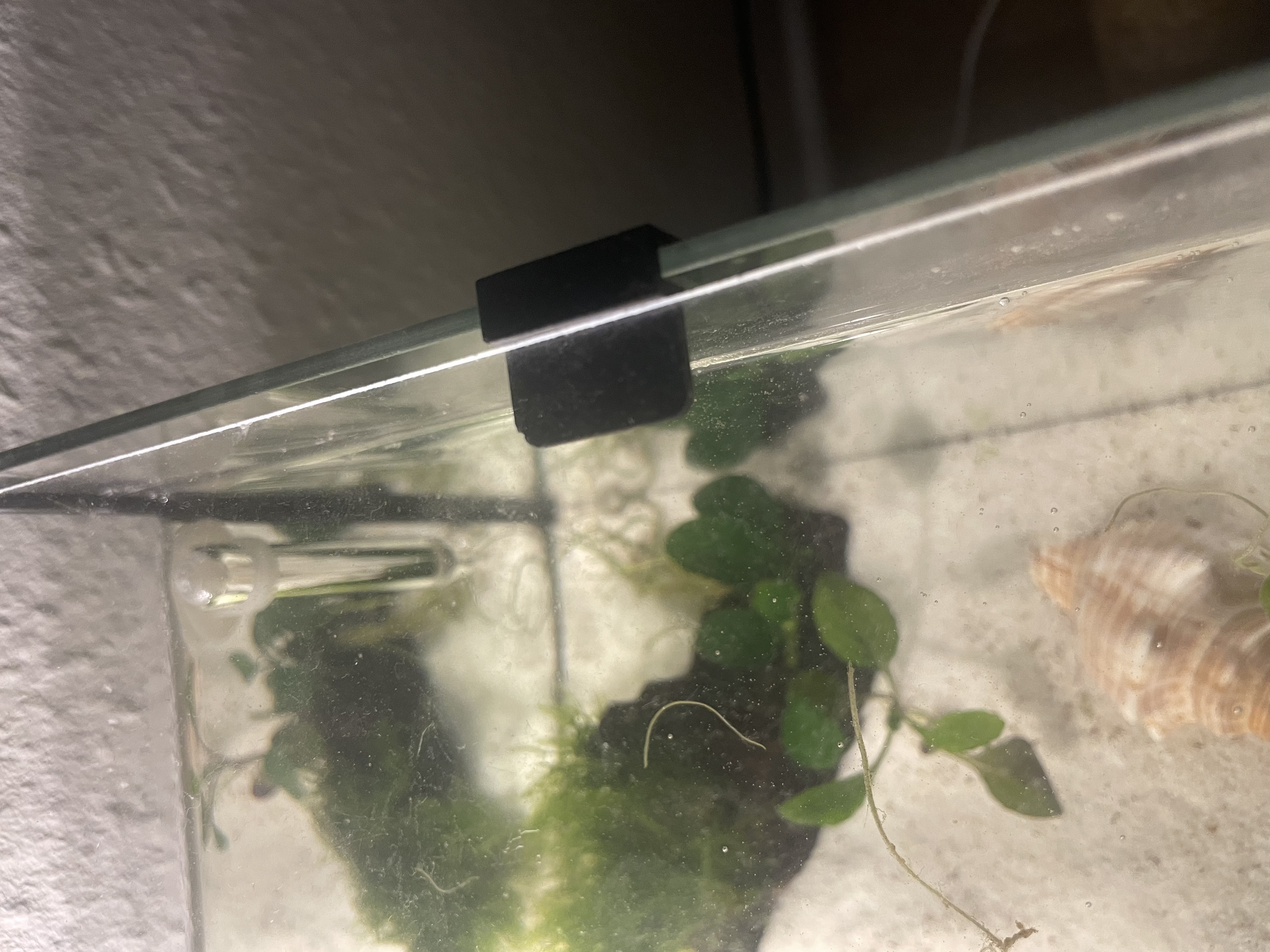 Aquarium Lid holder for 3mm or 4mm glass