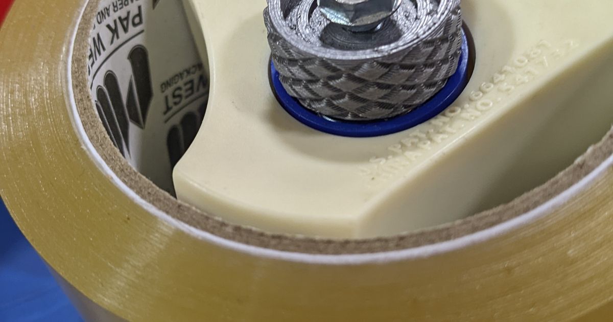 TAPE GUN TENSION KNOB by biketiger Download free STL model