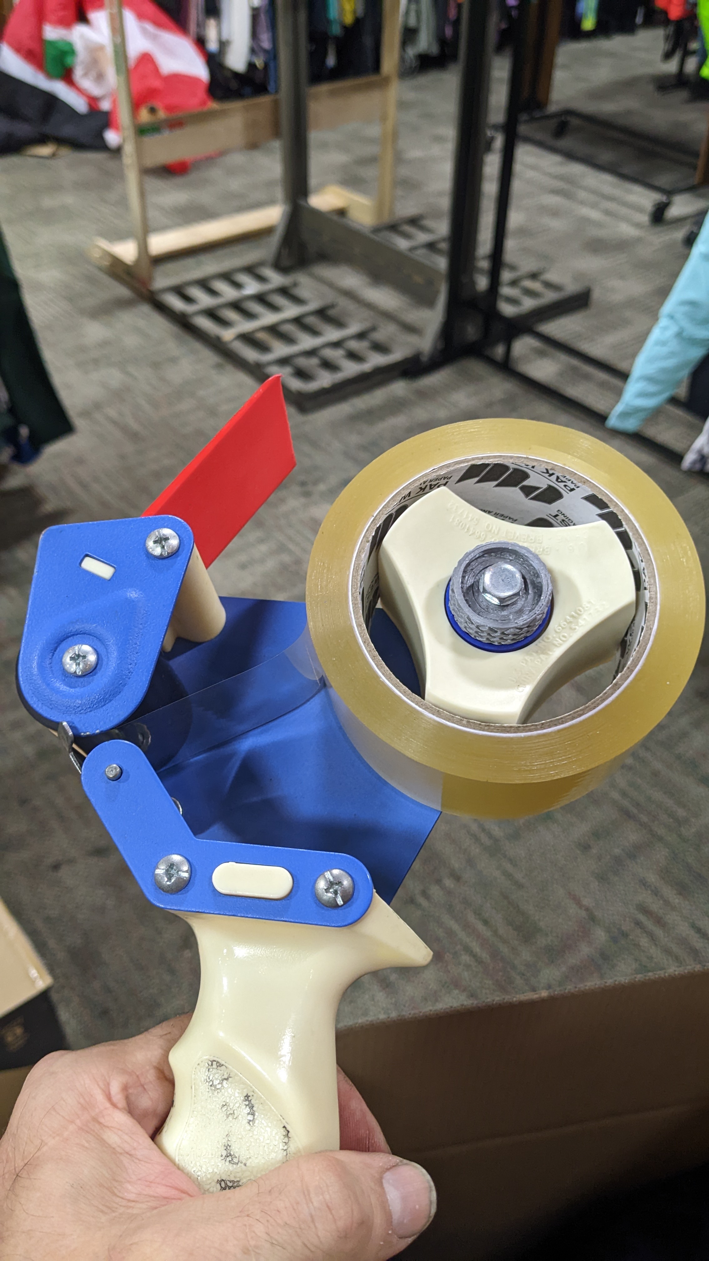 TAPE GUN TENSION KNOB by biketiger Download free STL model