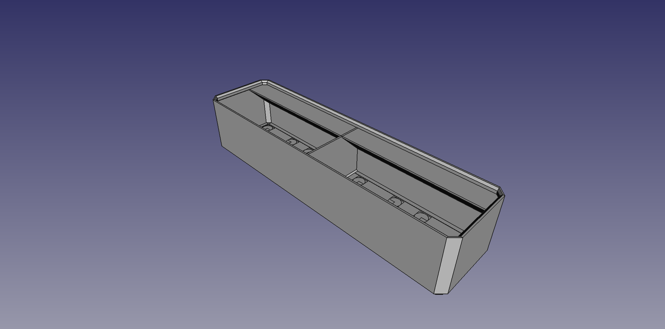 1x4 Box Array In3D FreeGrid 4x1x4 Boxes by In3Dca | Download free STL model ...
