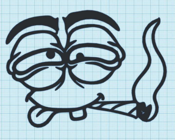 SMOKE WEED FACE - WALL ART