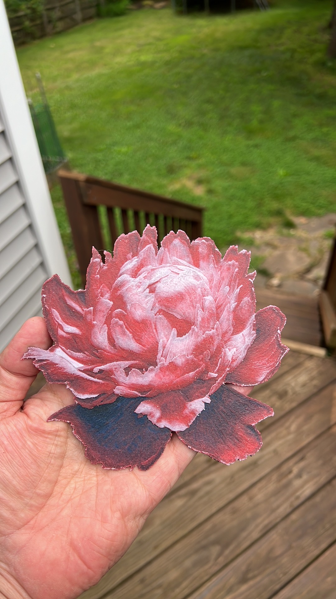 Pink Peony Filament Painting By Steve From HueForge Download Free STL peryu-for-android-download
