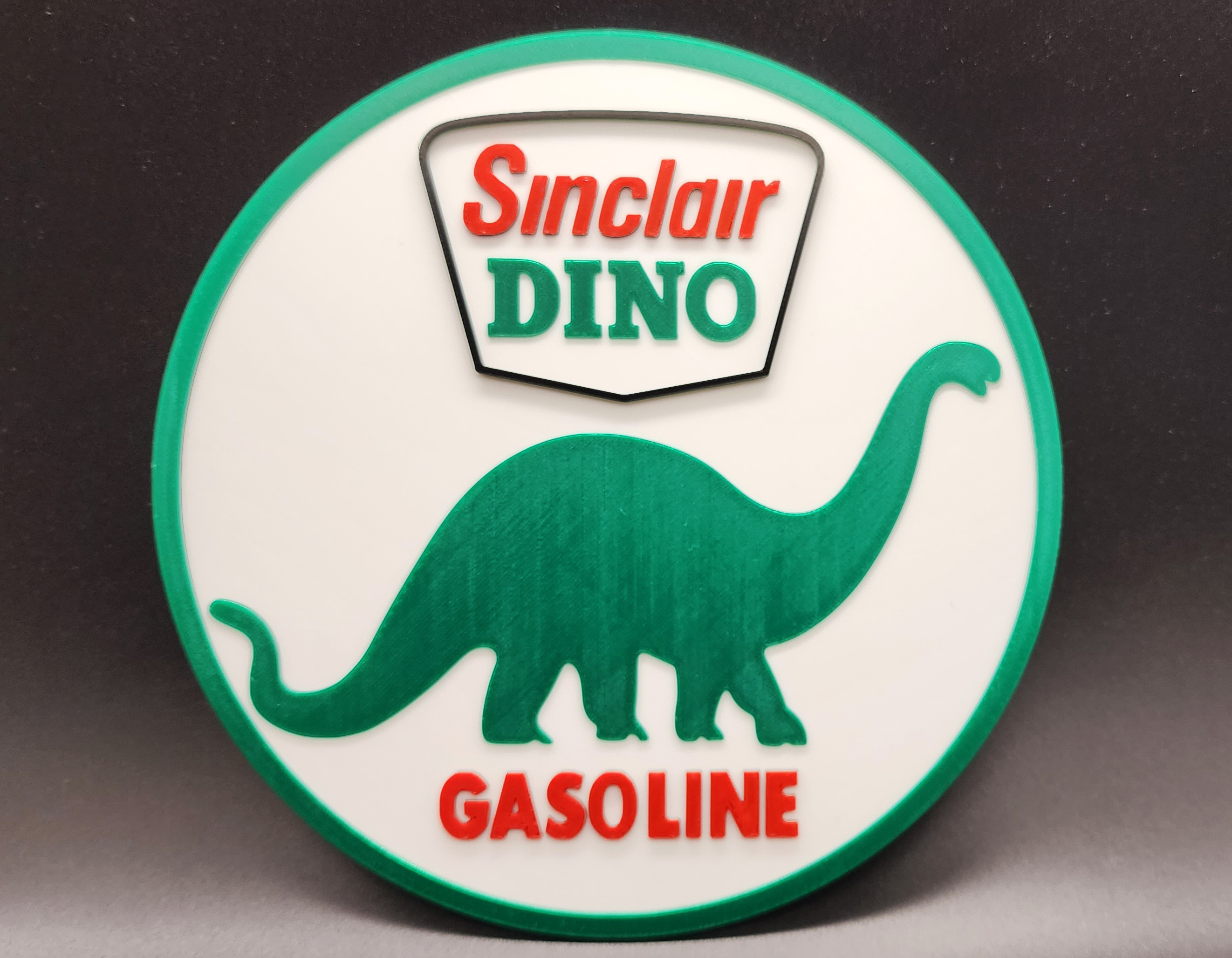 Vintage Sinclair Dino Sign 4 Colors