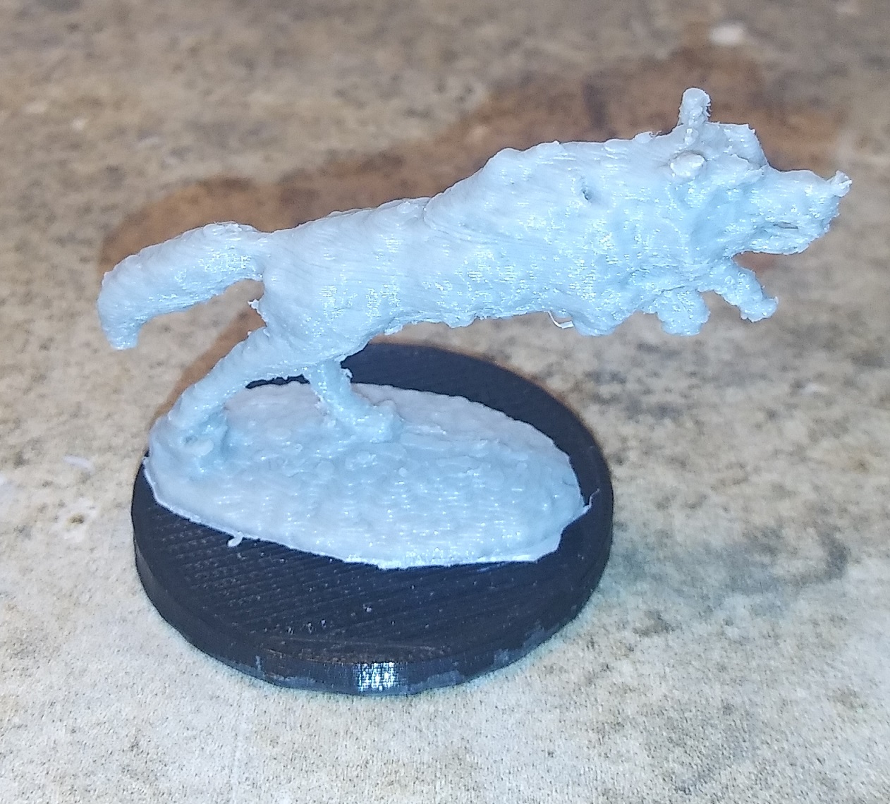 Replica of Ral Partha 02-090 Wolf by engineer27 | Download free STL ...