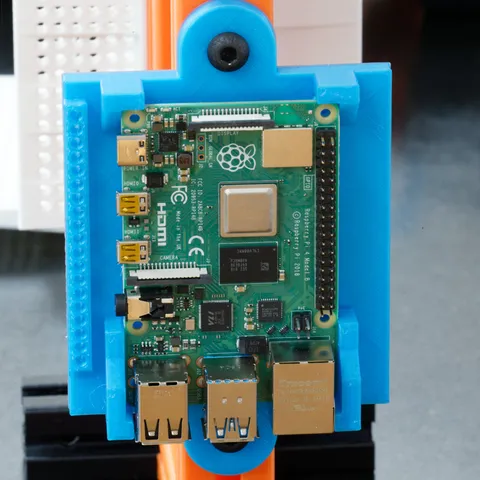 A simple 8020 Series 10 mount for a Raspberry pi 4