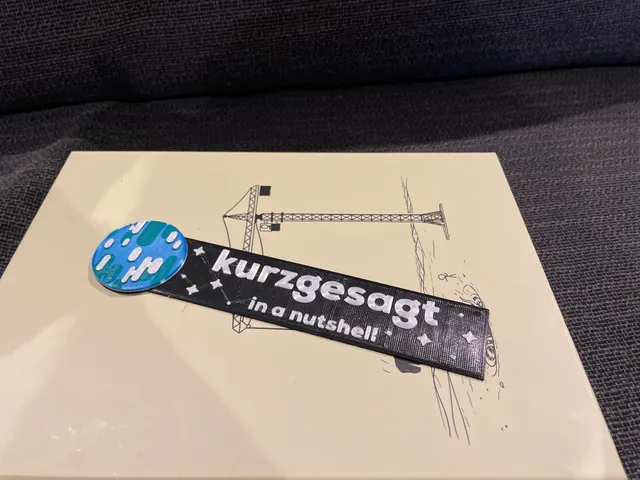 Kurzgesagt Bookmark